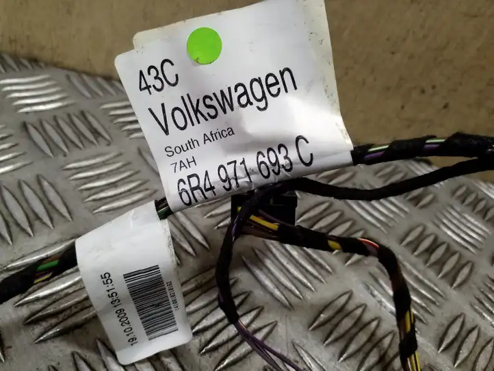 Volkswagen Polo V 6R (2009 - 2015) 6R4971693C Проводка задней двери — фото 2