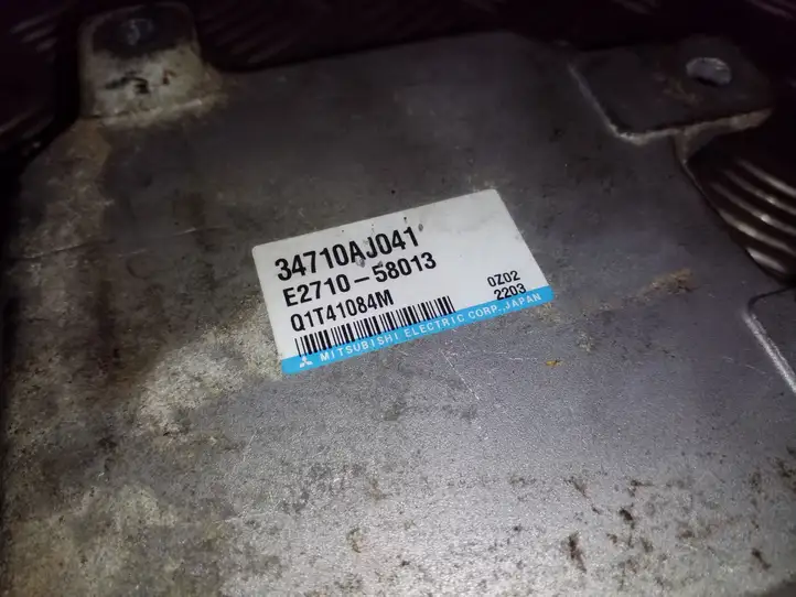 Subaru Outback (2009 - 2014) 34710AJ041 Блок управления усилителем руля — фото 6