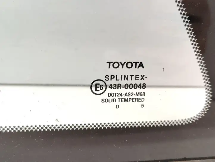 Toyota Avensis T250 (2006 - 2009) 43R00048 Заднее боковое стекло — фото 5