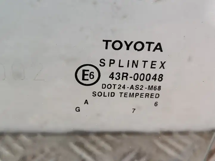 Toyota Avensis T250 (2006 - 2009) 43R00048 Стекло задней двери — фото 3