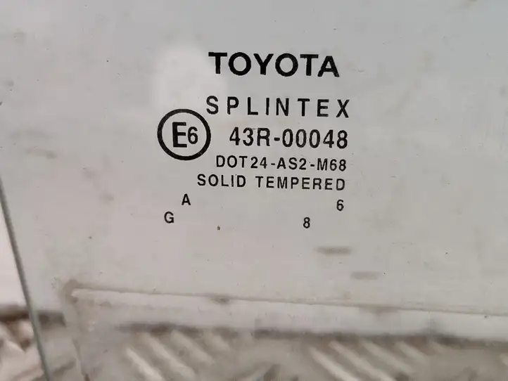 Toyota Avensis T250 (2006 - 2009) 43R00048 Стекло задней двери — фото 5