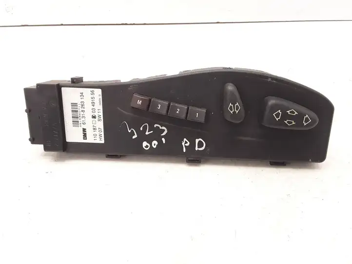 BMW 3 E46 (1998 - 2005) 61318263134 Управление регулеровки сидений — фото 1