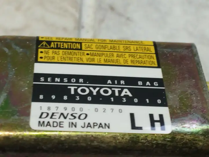 Toyota Corolla Verso E121 (2001 - 2004) 8983013010 Датчик удара SRS — фото 2