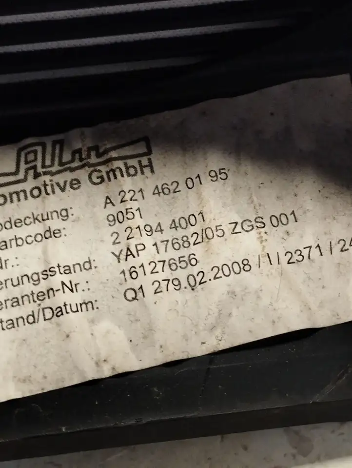 Mercedes-Benz S W221 (2005 - 2013) A2214620195 Обшивка рулевой колонки — фото 2