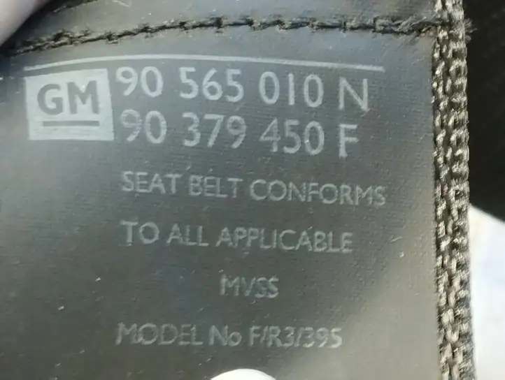 Opel Omega B2 (1999 - 2004) 90565010N Передний ремень безопасности — фото 2