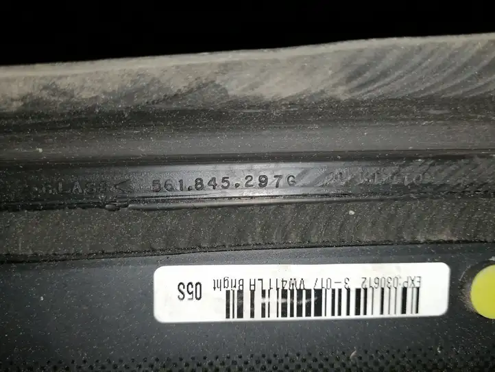 Volkswagen PASSAT B7 USA (2012 - 2016) 561845297G Заднее боковое стекло — фото 2