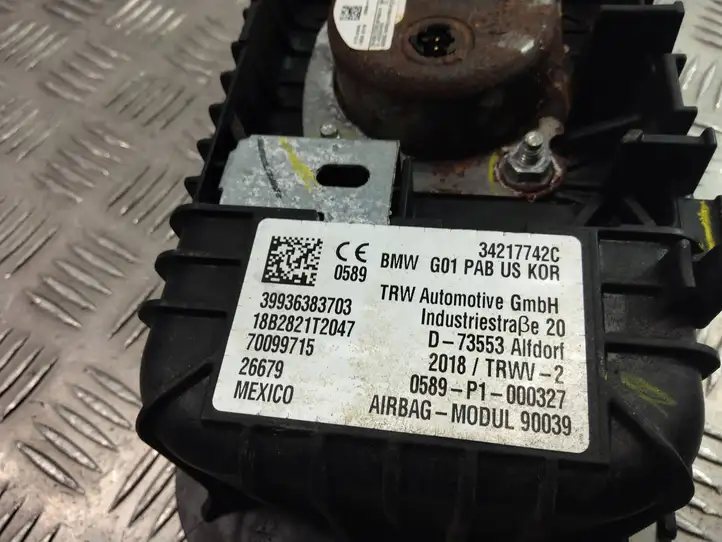 BMW X3 G01 (2018 - 2024) 9363837 Подушка безопасности пассажира — фото 6