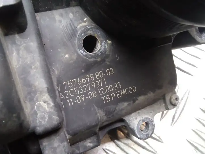 Peugeot 207 (2006 - 2009) V757669880 Дроссельная заслонка — фото 2