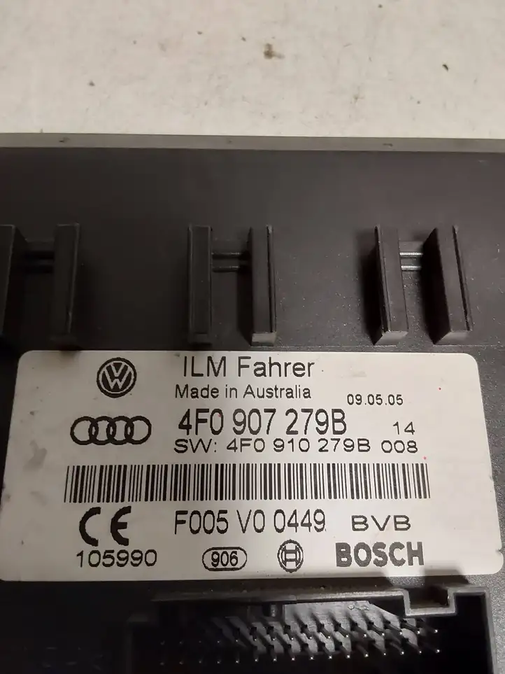 Audi A6 S6 C6 4F (2004 - 2008) 4F0907279B Модуль комфорта — фото 2