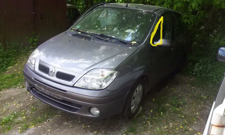 Renault Scenic I (1996 - 2003) Треугольное стекло кузова — фото 2