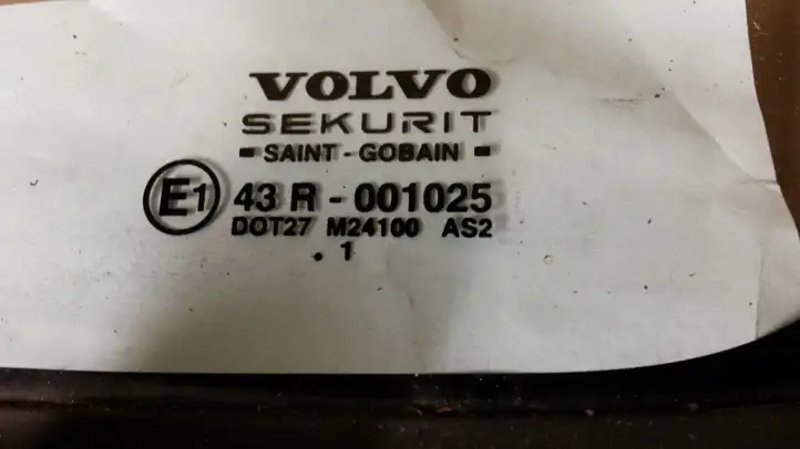Volvo S60 (2000 - 2004) R001025 Форточка двери — фото 3