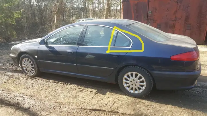 Peugeot 607 (2004 - 2010) Форточка двери — фото 2