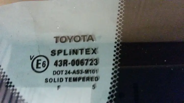 Toyota Corolla Verso AR10 (2004 - 2009) AS3 Заднее боковое стекло — фото 4