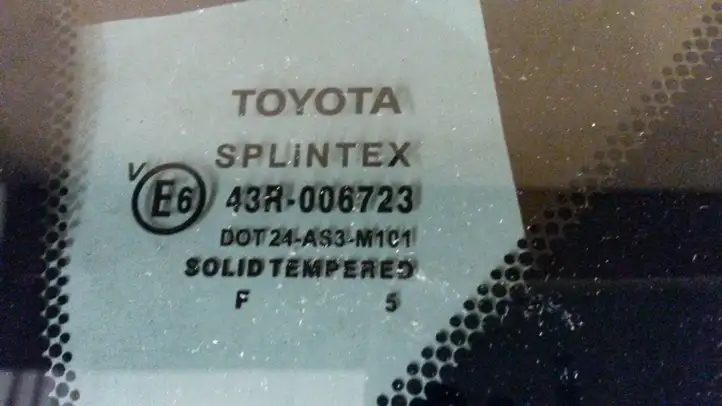 Toyota Corolla Verso AR10 (2004 - 2009) AS3 Заднее боковое стекло — фото 4