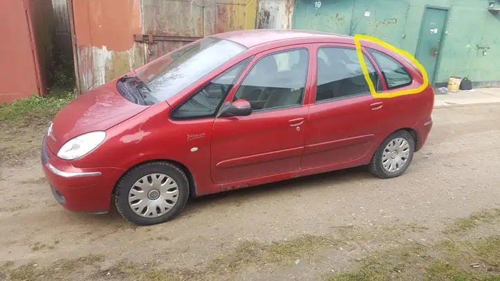 Citroen Xsara Picasso (1999 - 2012) Заднее боковое стекло — фото 2