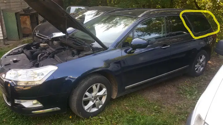 Citroen C5 (2008 - 2017) AS3 Заднее боковое стекло — фото 2