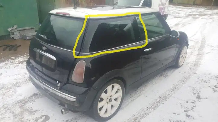 Mini One Cooper R50-53 (2000 - 2012) Заднее боковое стекло — фото 2