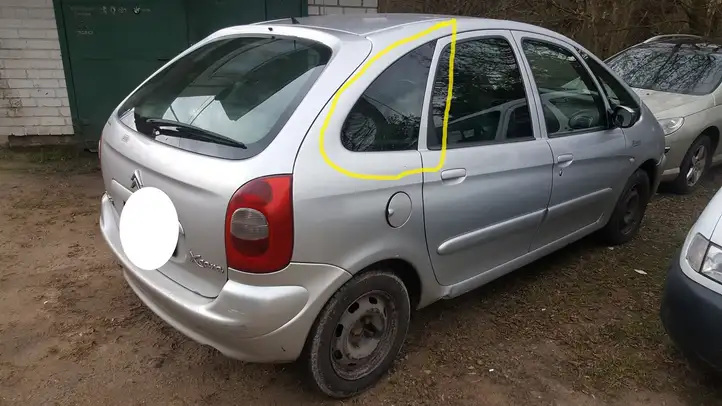 Citroen Xsara Picasso (1999 - 2012) Заднее боковое стекло — фото 2