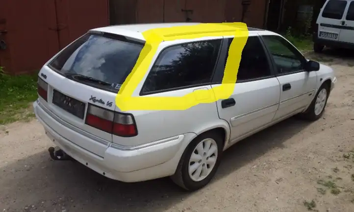 Citroen Xantia (1998 - 2002) Заднее боковое стекло — фото 2