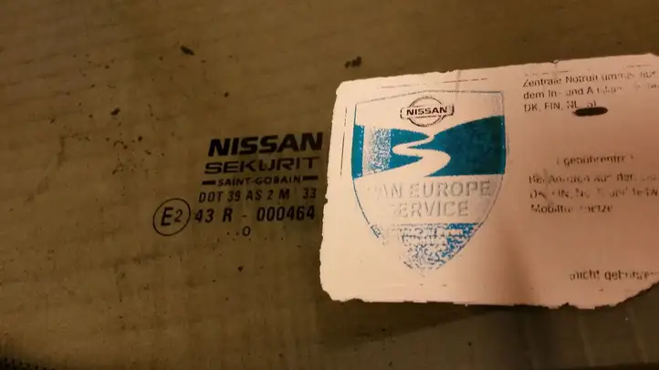 Nissan Almera N16 (2000 - 2010) Заднее боковое стекло — фото 2