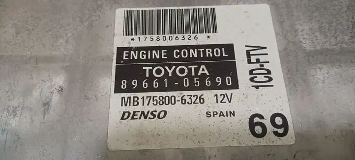 Toyota Avensis T250 (2003 - 2006) 8966105690 Комплект системы зажигания — фото 6