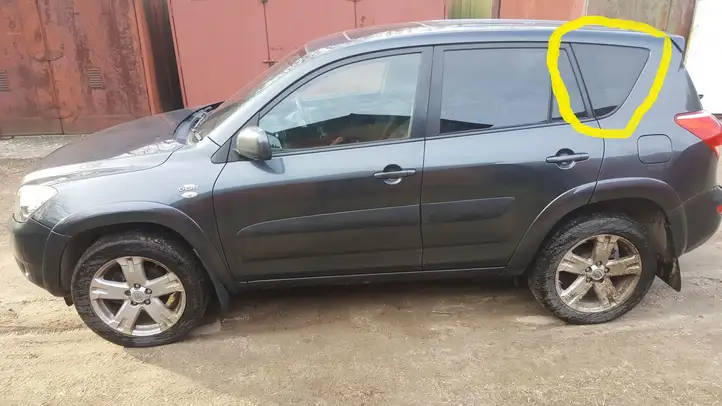 Toyota RAV 4 (XA30) (2006 - 2016) Заднее боковое стекло — фото 2