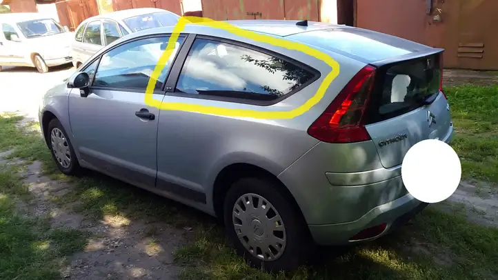 Citroen C4 (2004 - 2008) Заднее боковое стекло — фото 2