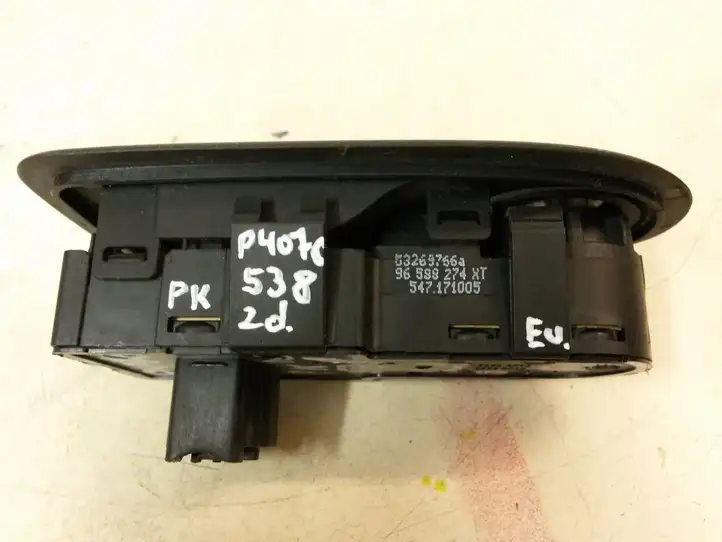 Peugeot 407 (2004 - 2011) 96588274XT Кнопка стеклоподъемников — фото 2