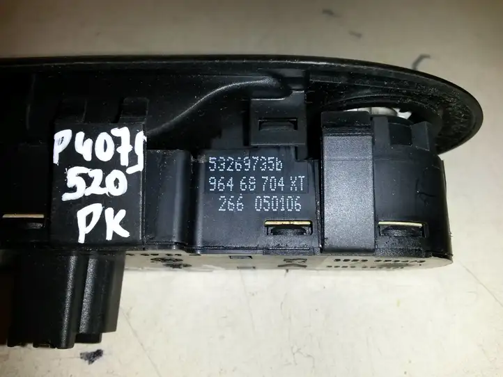 Peugeot 407 (2004 - 2011) 96468704XT Кнопка стеклоподъемников — фото 2