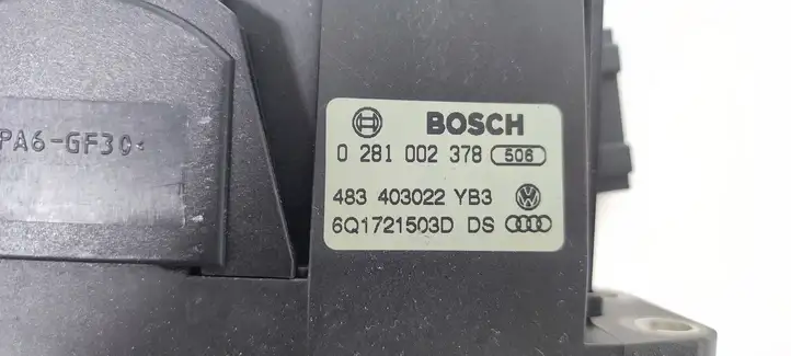 Volkswagen Polo (2001 - 2005)  6Q1721503D Педаль акселератора