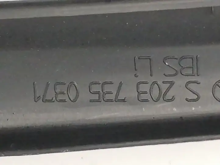 Mercedes-Benz C W203 (2000 - 2007) S2037350371 Накладка стекла задней двери — фото 3