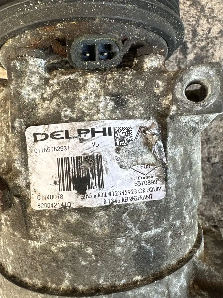 Renault Laguna II (2005 - 2007) 01140078 Компрессор (насос) кондиционера воздуха — фото 2