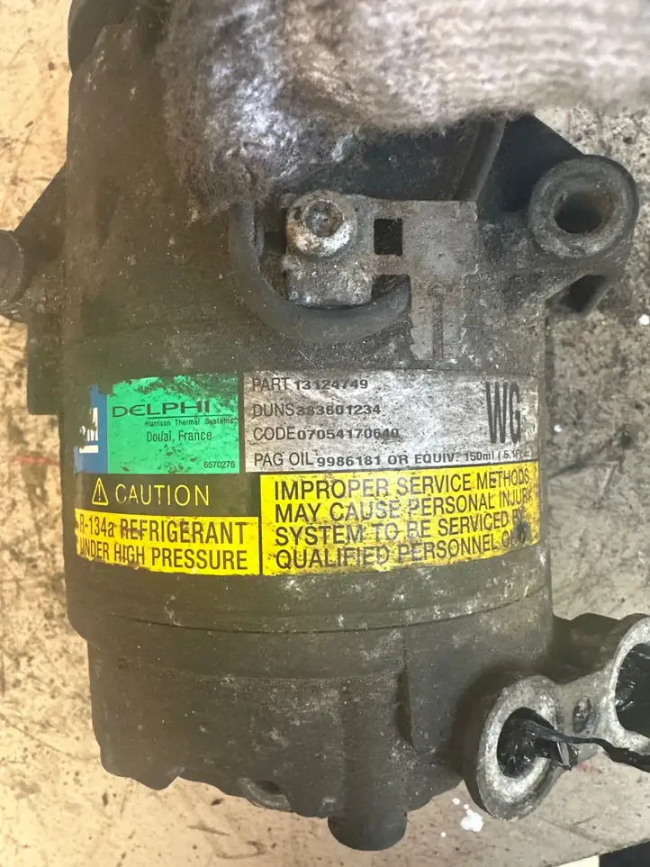 Opel Astra H (2004 - 2009) 383601234 Компрессор (насос) кондиционера воздуха — фото 2