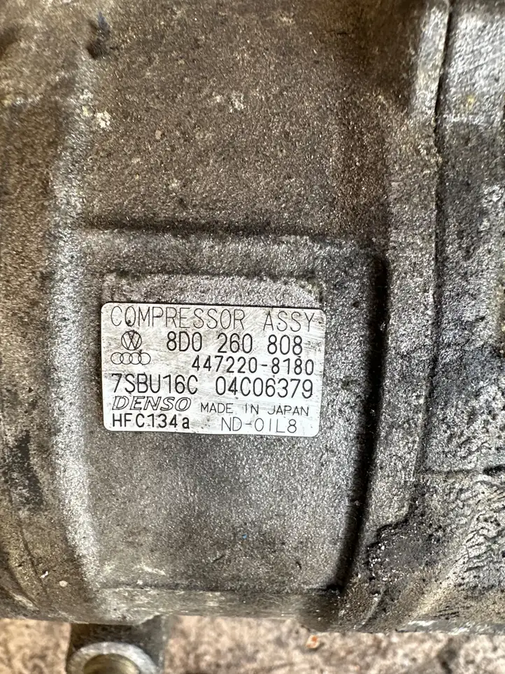 Audi A6 S6 C5 4B (1997 - 2001) 8D0260808 Компрессор (насос) кондиционера воздуха — фото 2