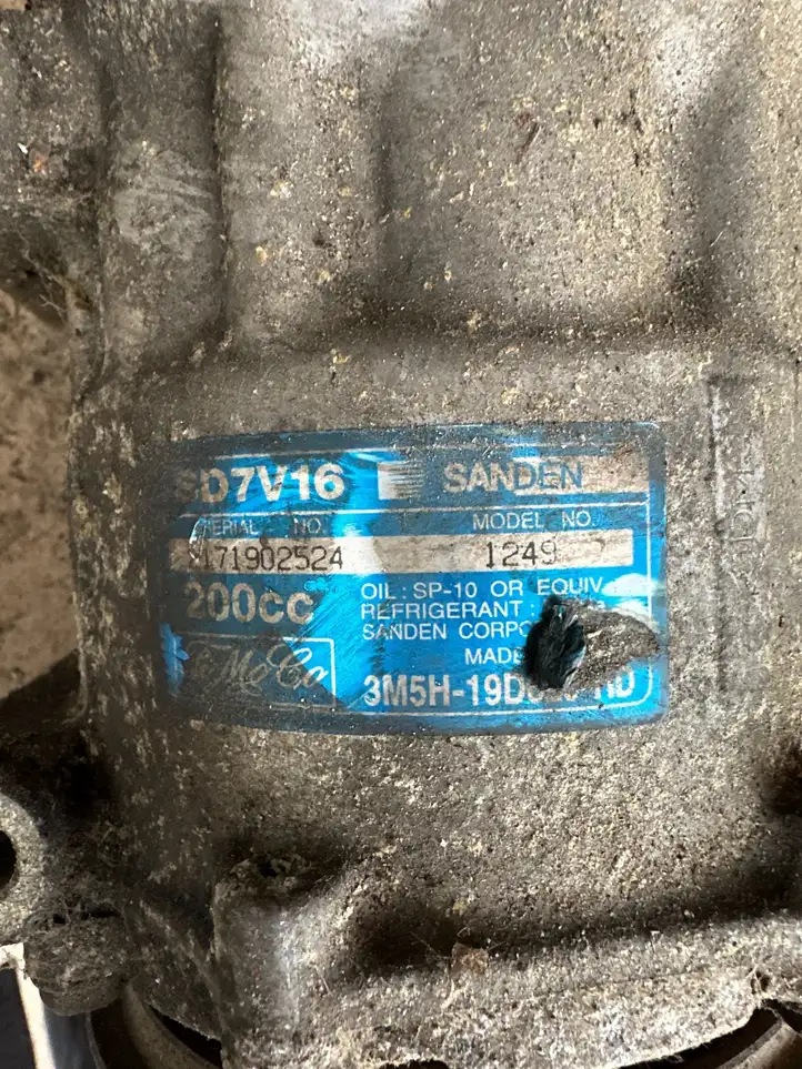 Volvo V50 (2004 - 2008) 3M5H19D629 Компрессор (насос) кондиционера воздуха — фото 2