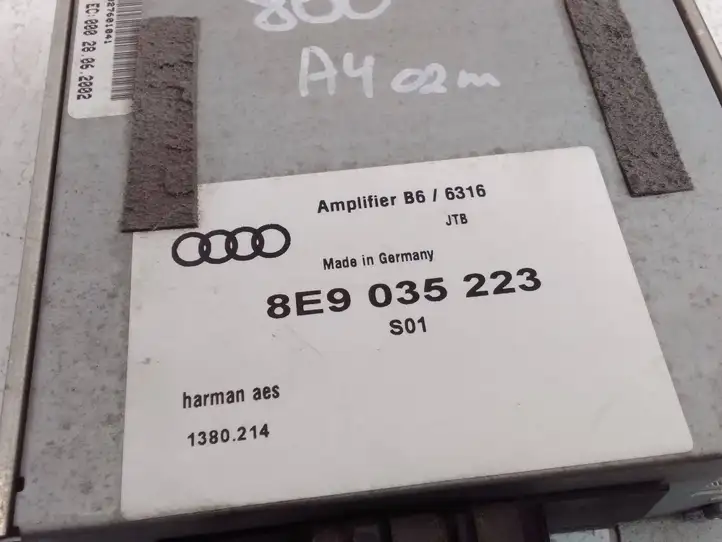 Audi A4 S4 B6 8E 8H (2000 - 2006) 8E9035223 Усилитель звука — фото 2