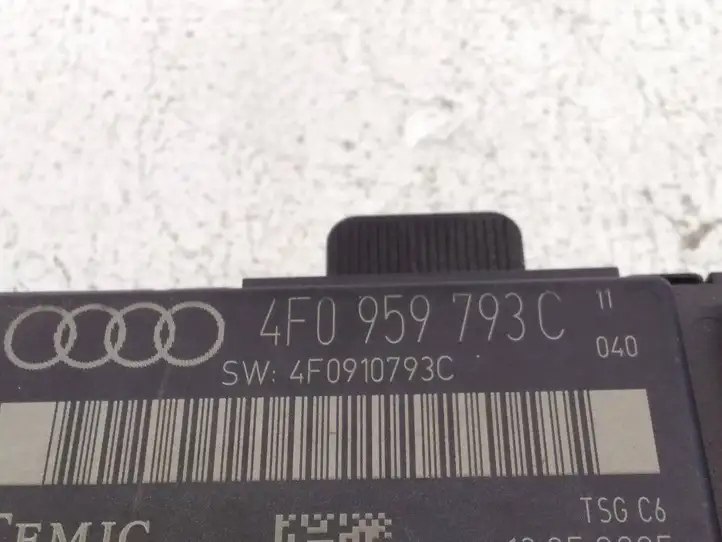 Audi A6 S6 C6 4F (2004 - 2008) 4F0959793C Блок управления дверью — фото 2