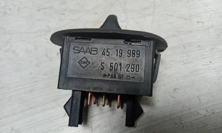 Saab 9-3 Ver1 (1998 - 2005) 4519989 Блок кнопок стеклоподъемников — фото 3