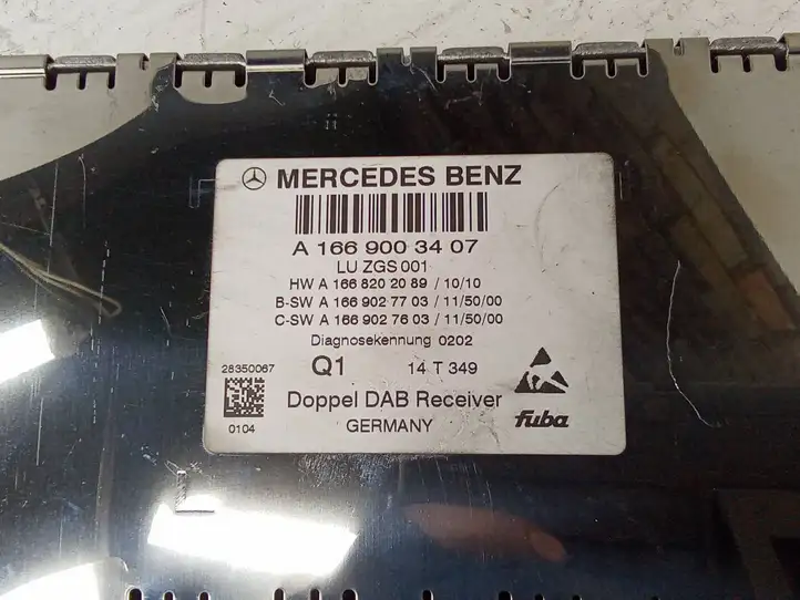Mercedes-Benz E W212 (2009 - 2016) A1669003407 Блок Hi-Fi аудиосистемы — фото 2