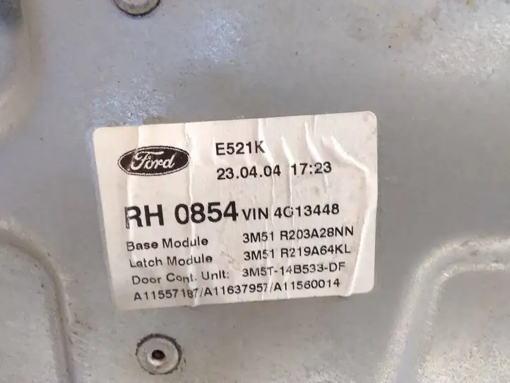 Ford Focus C-MAX (2003 - 2010) 3M51R045H16A Электростеклоподъемник передний (комплект) — фото 3