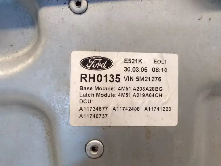 Ford Focus (2005 - 2008) 4M51A045H16A Электростеклоподъемник передний (комплект) — фото 3