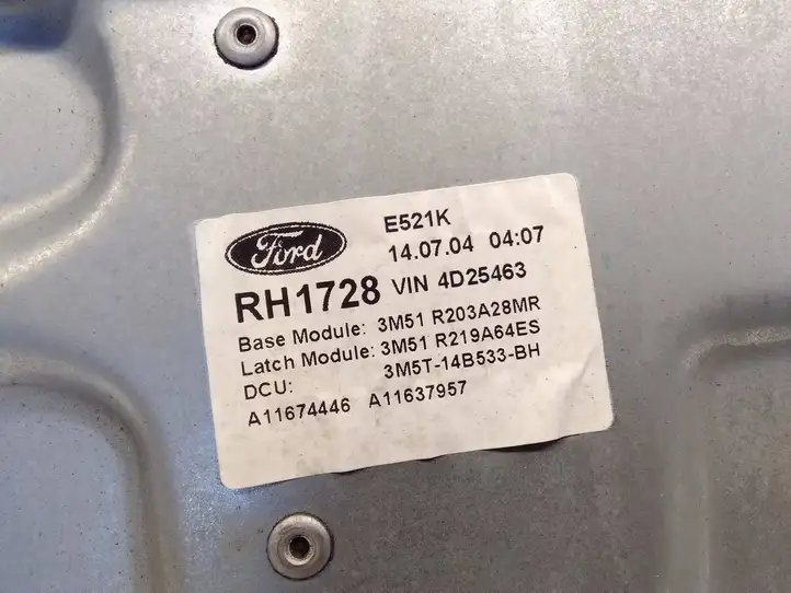 Ford Focus C-MAX (2003 - 2010) 3M51R045H16A Электростеклоподъемник передний (комплект) — фото 3