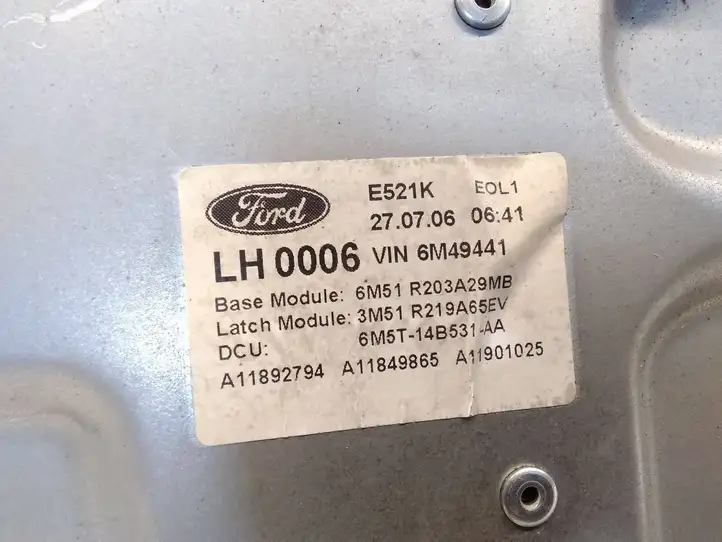 Ford Focus C-MAX (2003 - 2010) 3M51R045H17A Электростеклоподъемник передний (комплект) — фото 3