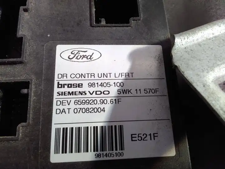 Ford Focus C-MAX (2003 - 2010)  3M51R045H17A Передний комплект электрического механизма для подъема окна