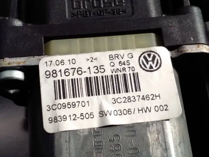 Volkswagen PASSAT B6 (2005 - 2010) 3C2837756K Электростеклоподъемник передний (комплект) — фото 3