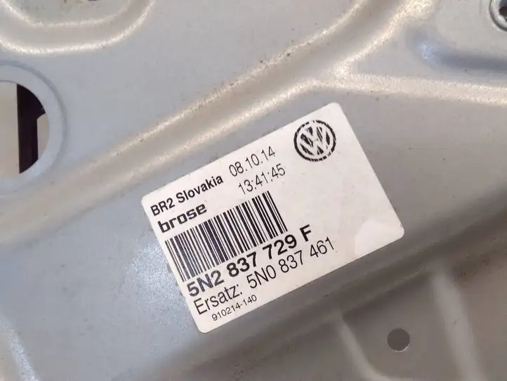 Volkswagen Tiguan (2011 - 2016) 5N0959702F Электростеклоподъемник передний (комплект) — фото 2