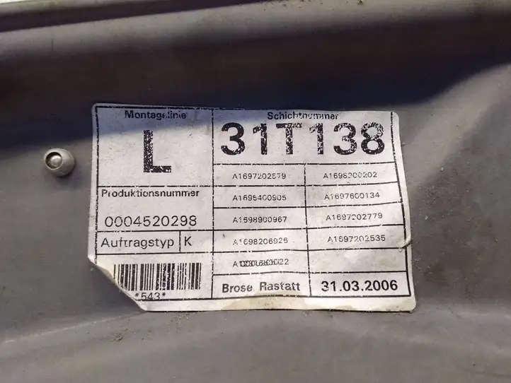 Mercedes-Benz B-class W245 (2005 - 2008) A1697202779 Электростеклоподъемник передний (комплект) — фото 3
