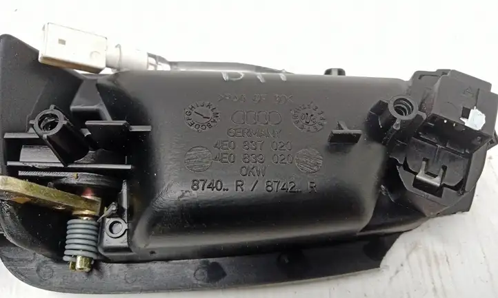 Audi A8 S8 D3 4E (2005 - 2007) 4E0837020 Внутренняя ручка двери — фото 3