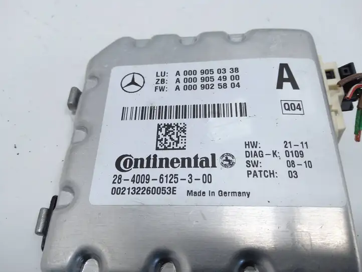 Mercedes-Benz C W204 (2007 - 2014)  A0009025804 Камера лобового стекла