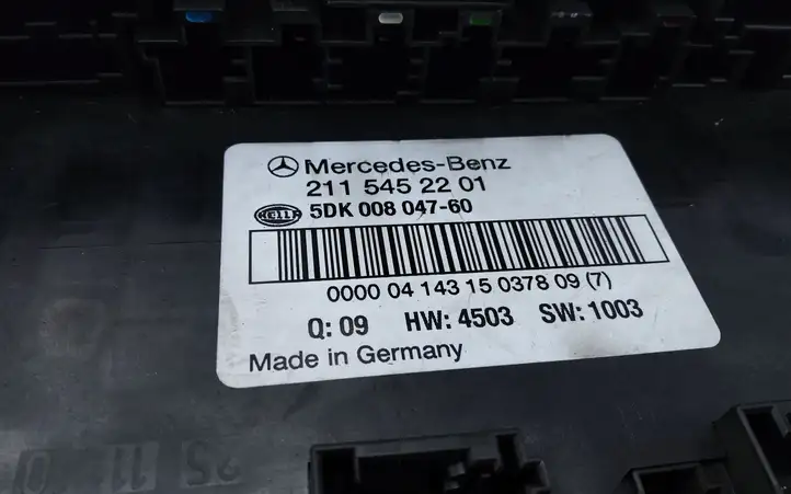 Mercedes-Benz E W211 (2002 - 2009) 2115452201 Модуль комфорта — фото 2
